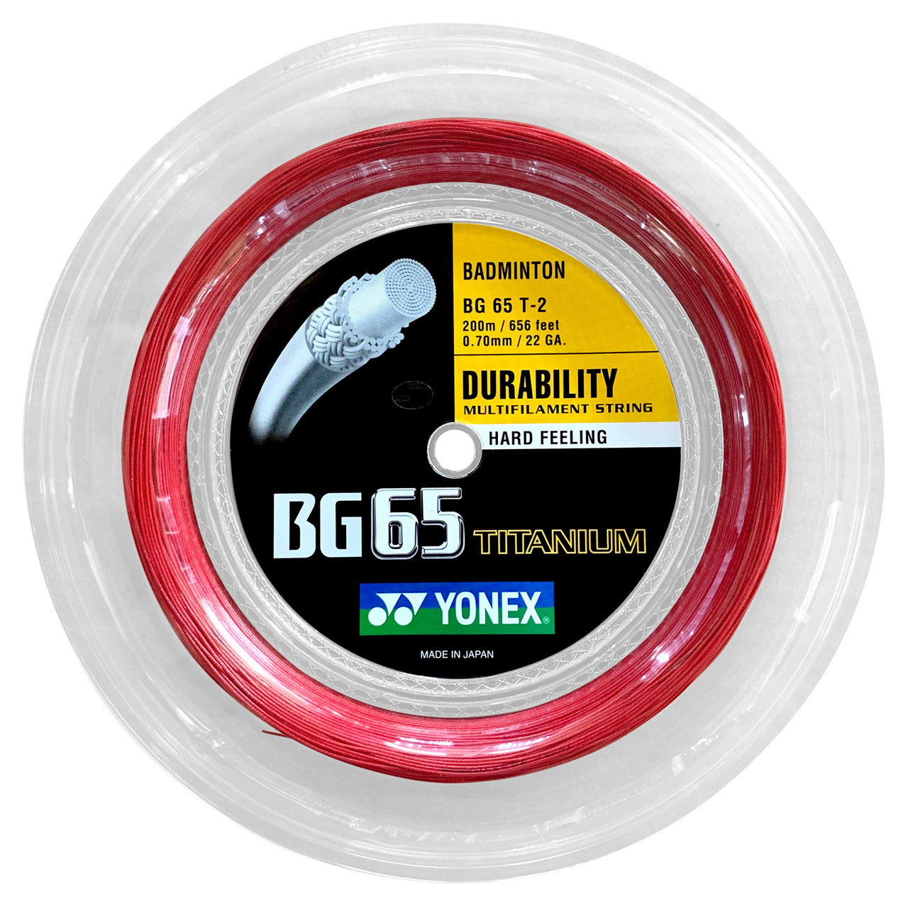 Yonex BG-65 Ti Badminton String Reel (200m)